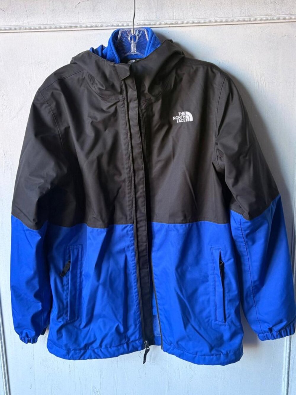 The North Face XL/TG(18/20) Antora Triclimate 3-in-1 jacket in blue and black
